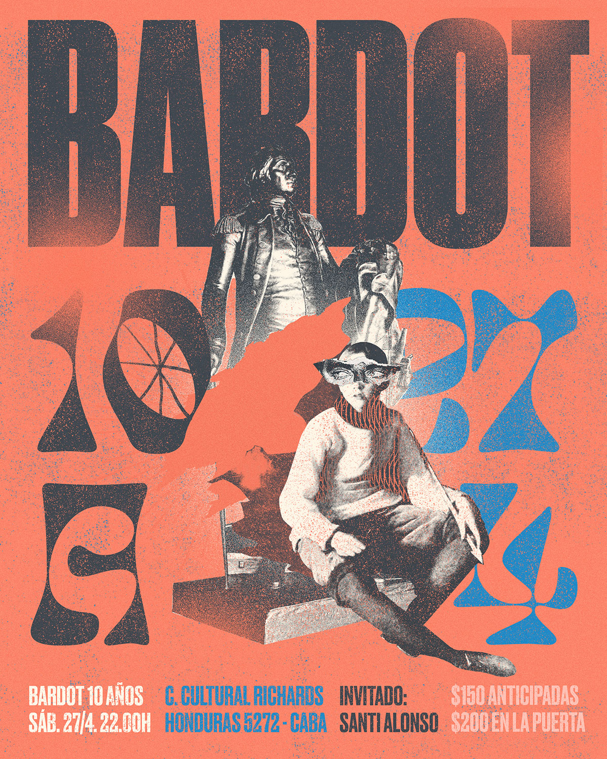 Max-o-matic: Bardot. 10 years poster